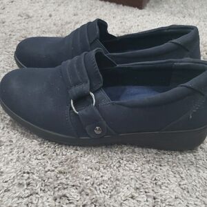 Casy Street Comfort Wave Women's Dark Navy Loafers 5.5 Wide